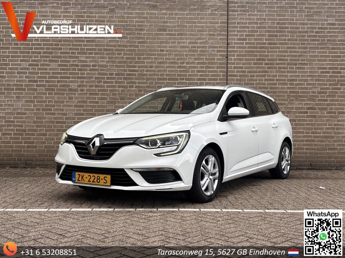 Renault Megane Estate 1.3 TCe Zen | € 4.900 NETTO! | Climate, Auto's, Renault, Wit, Bedrijf, Parkeersensor, 123 g/km