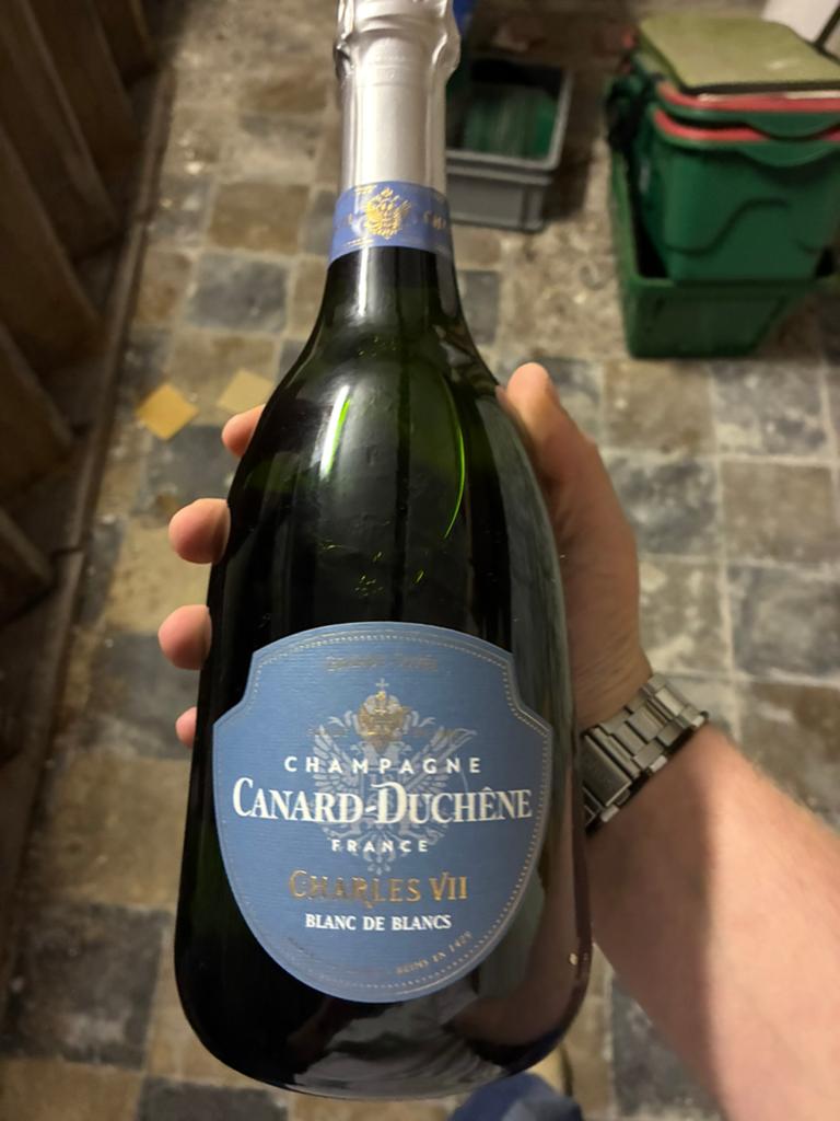 Champagne Canard-Duchêne Charles VII Blanc de Blancs, Verzamelen, Wijnen, Ophalen, Frankrijk, Nieuw, Champagne