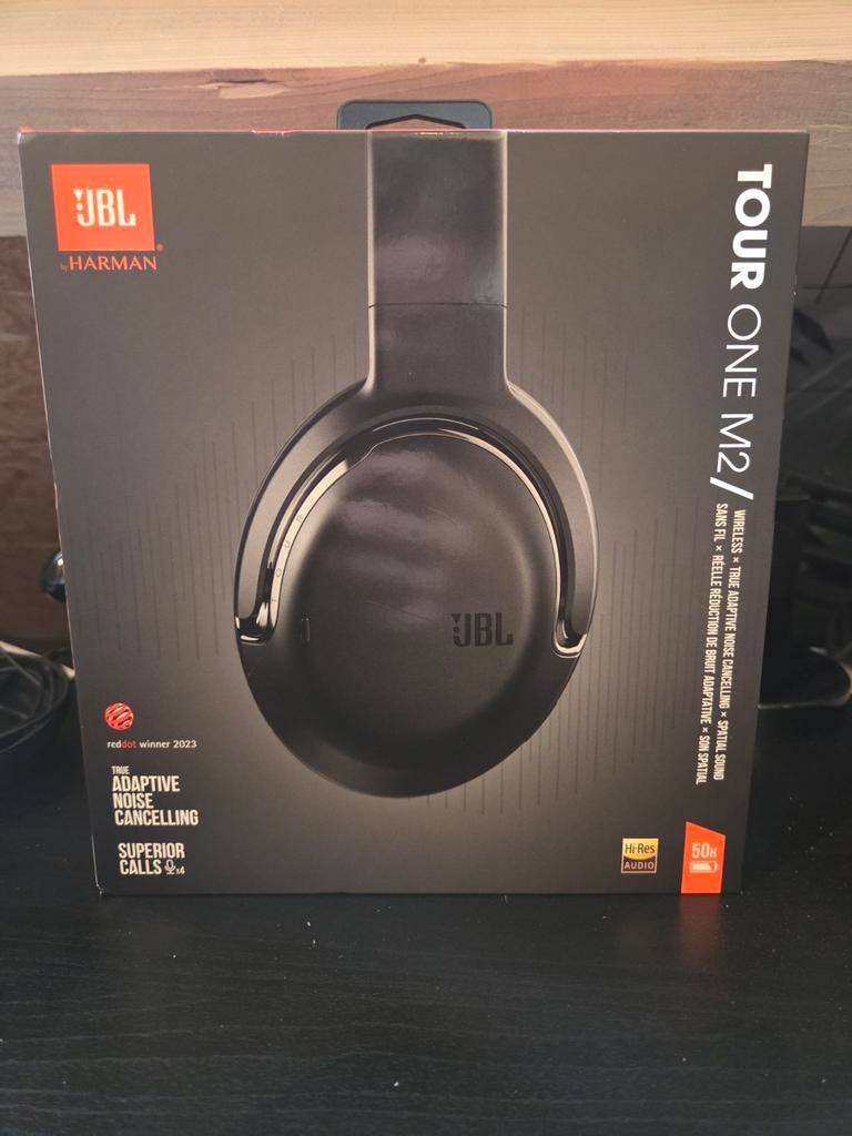 JBL TOUR ONE M2, Audio, Tv en Foto, Hoofdtelefoons, Ophalen, Op oor (supra aural), Overige merken, Draadloos