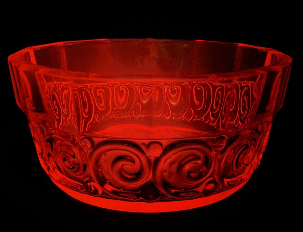 Depression Glass UV Reactive - Val St Lambert - Belgium 1935, Antiek en Kunst, Ophalen of Verzenden