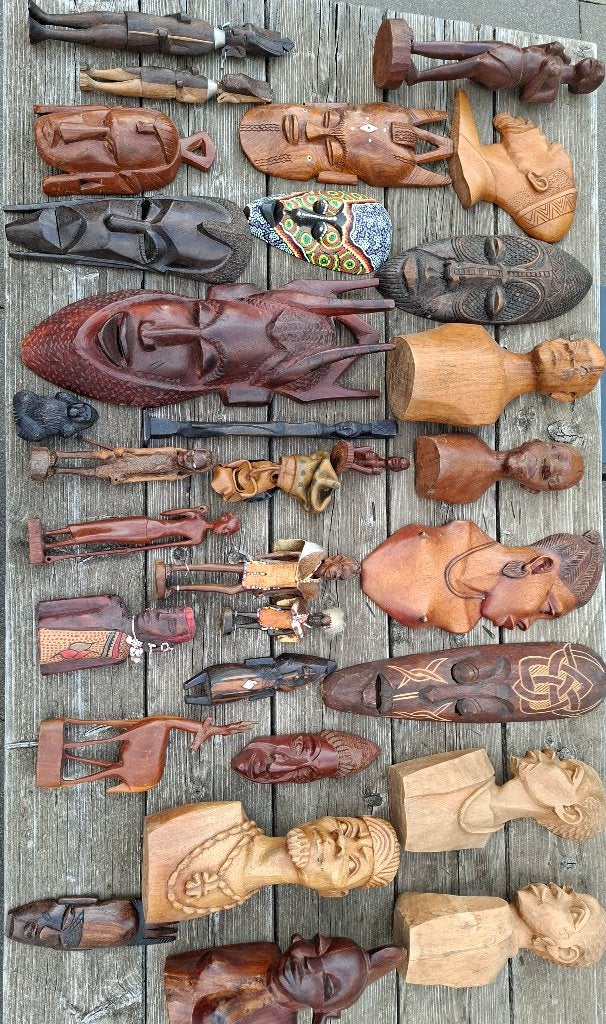 Collectie Afrikaanse beelden, Antiek en Kunst, Ophalen, Overige onderwerpen