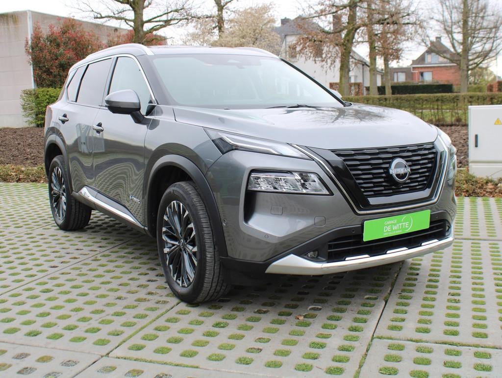 Nissan X-Trail e-Power Tekna + Glass Roof (automaat), Auto's, Automaat, 1497 cc, Leder en Stof, Bedrijf