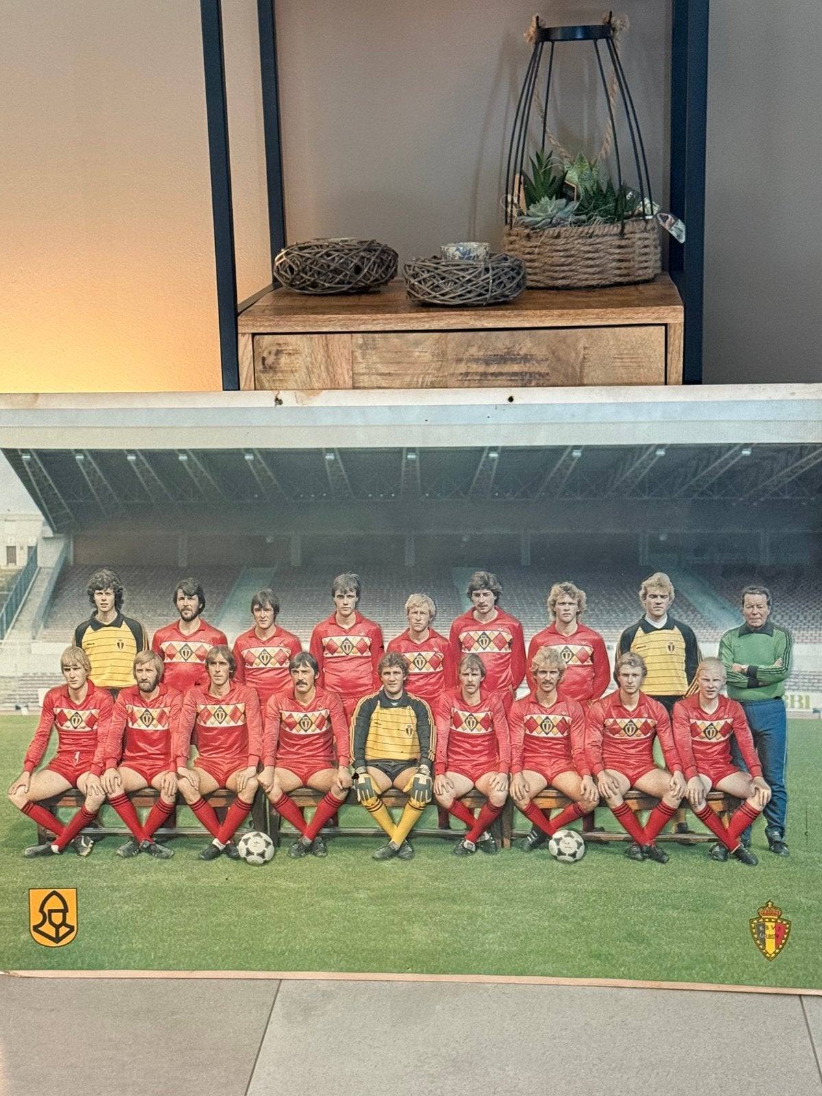 Poster 3 D van 1982 Belgie slechts 12 stuks bestaan er, Ophalen of Verzenden, Poster