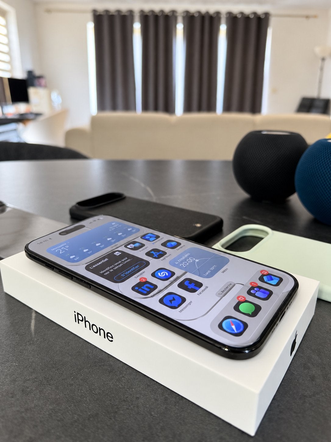 iPhone Air 256GB zwart - 100% batterij, Zwart, Zo goed als nieuw, Ophalen, 256 GB