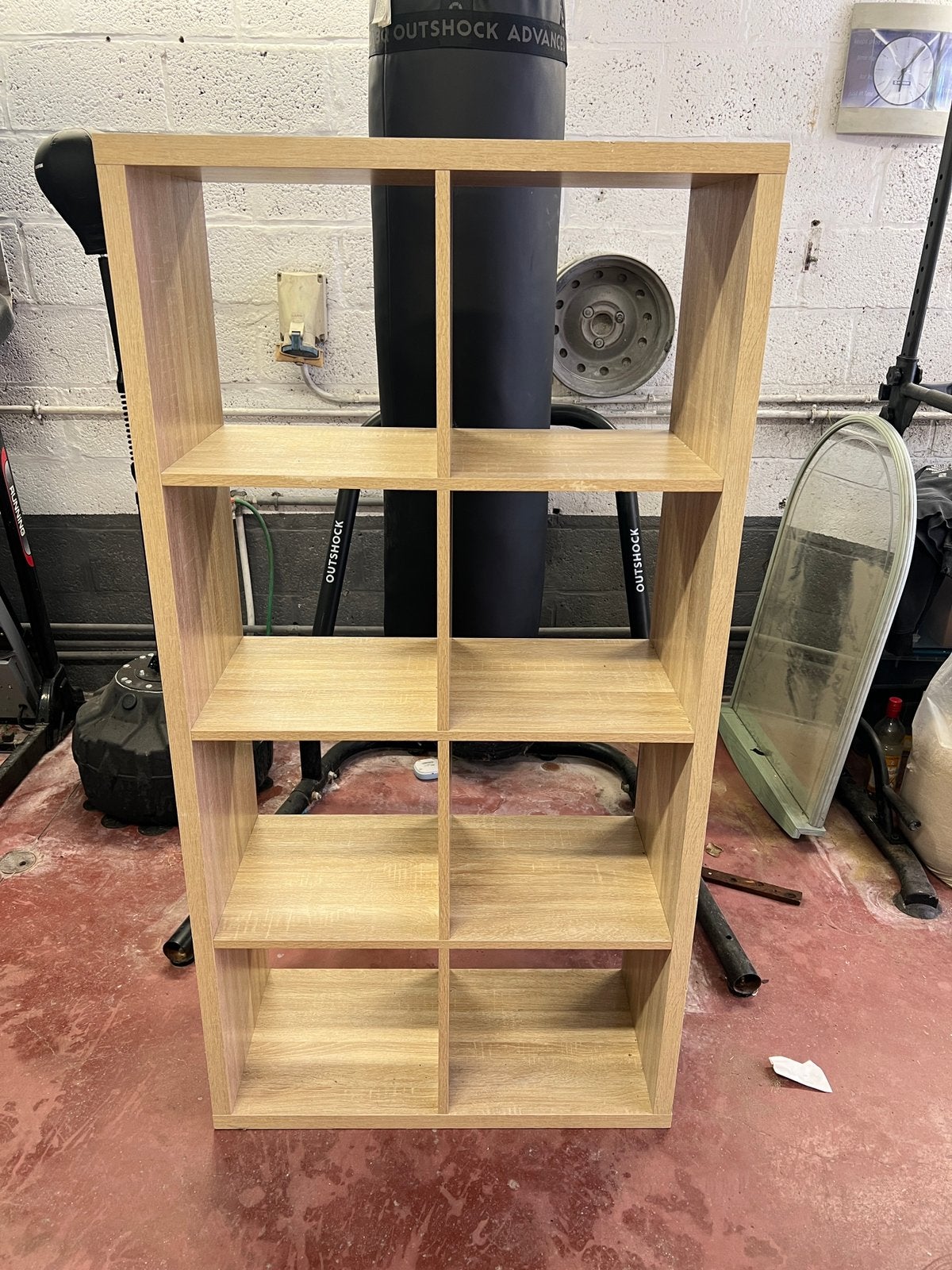 Meuble étagère de rangement 8 compartiments style Kallax, Ophalen, Gebruikt, Hout