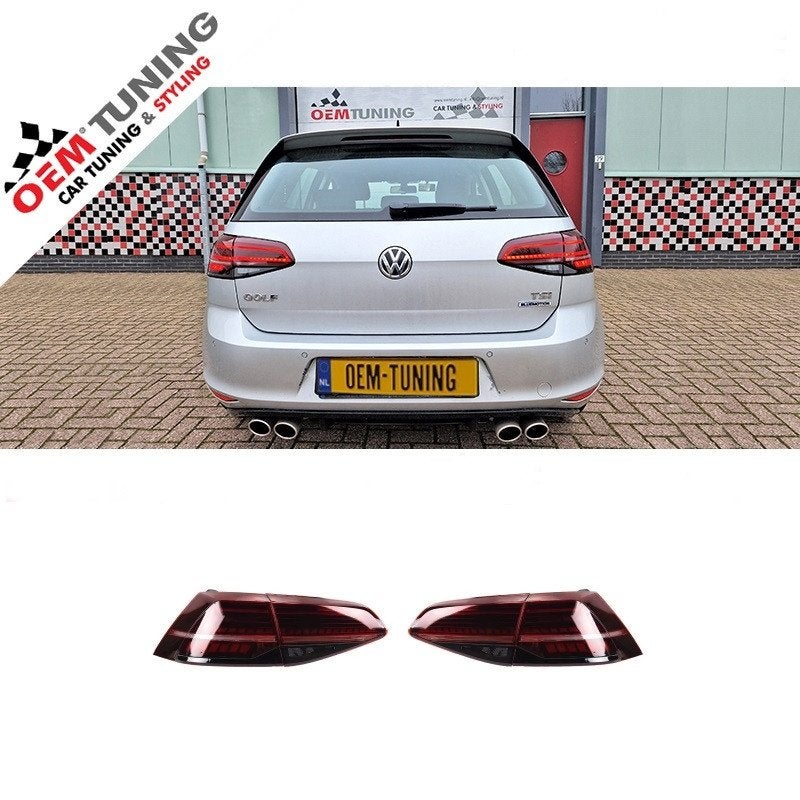 DYNAMISCHE LED ACHTERLICHTEN geschikt voor GOLF 7 | 12–17 |, Auto-onderdelen, Verlichting, Ophalen of Verzenden, Nieuw, Volkswagen