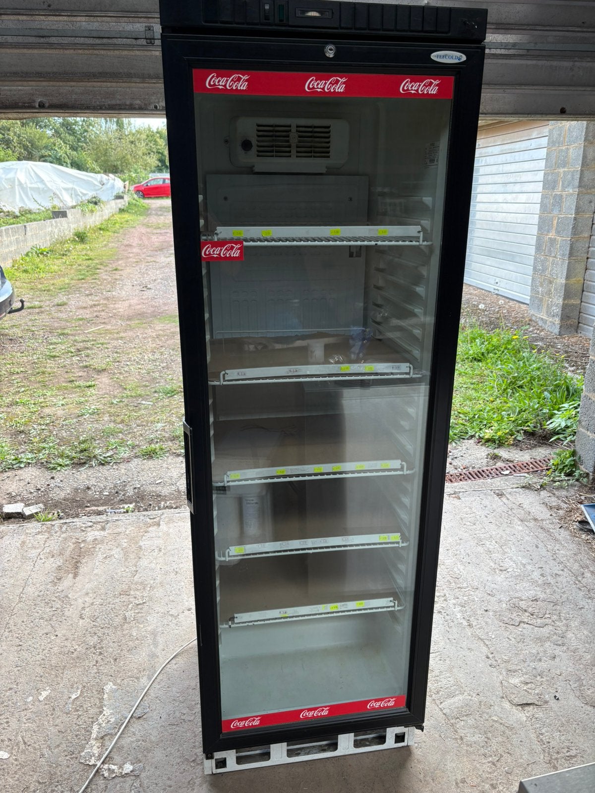 FRIGO VITRÉ PROFESSIONNEL TEFCOLD - 250€ TVAC, Electroménager, Classe énergétique A ou plus économe, 160 cm ou plus, Sans bac à congélation