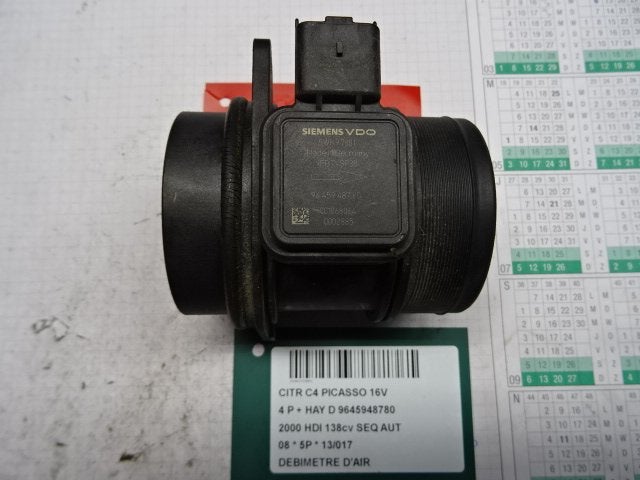 DÉBITMÈTRE C4 Picasso (UD / UE / UF) (9645948780), Citroën, Mevr. I. Hauben, Utilisé, Rue de l'Espoir 34 34
4030  GRIVEGNÉE, BE