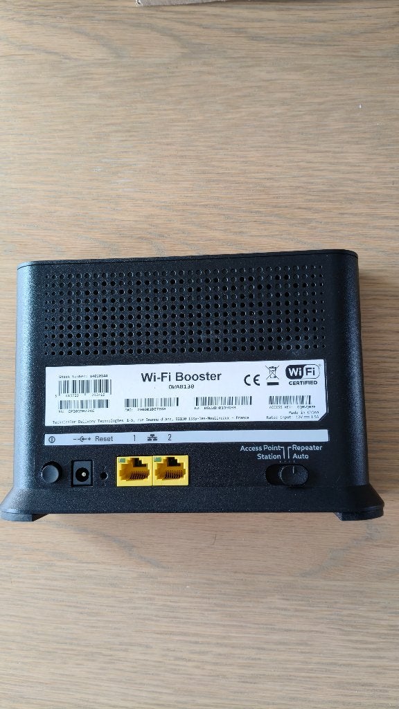 Wifi booster v1, Computers en Software, WiFi-versterkers, Ophalen, Nieuw, Proximus