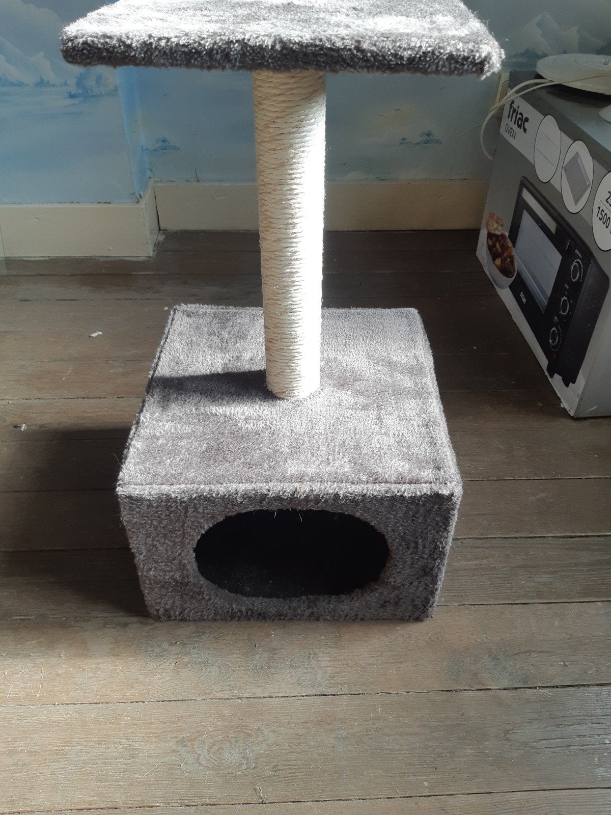 petit arbre à chat jamais servi, Enlèvement