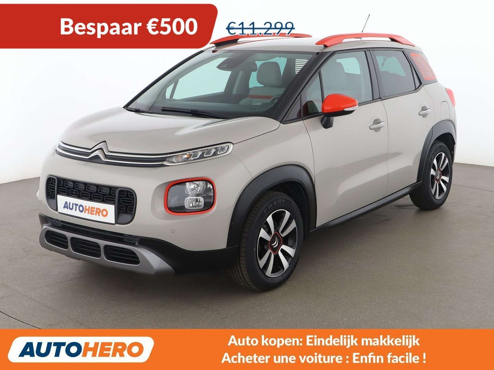 Citroën C3 Aircross 1.2 PureTech Shine (bj 2019, automaat), Lichtsensor, Gebruikt, 1199 cc, 5 zetels