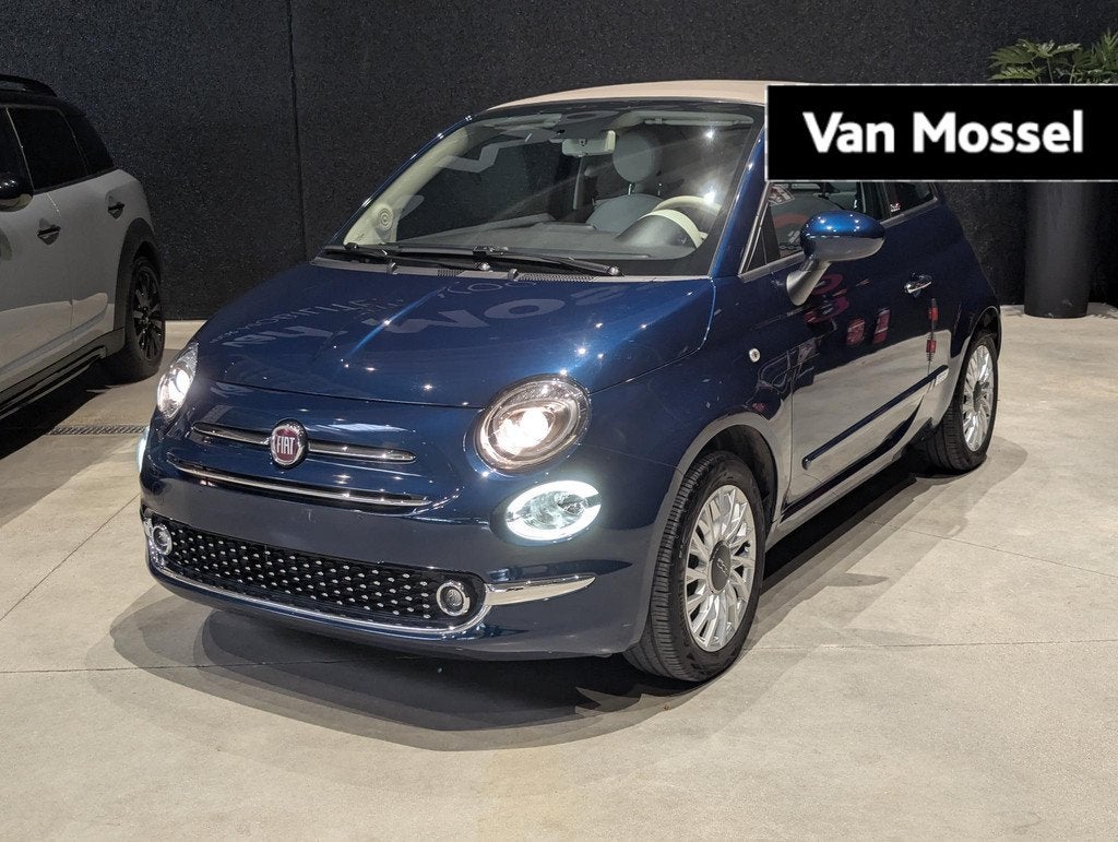 Fiat 500 C 1.2 8v 69hp Lounge CARPLAY | CLIMATE CONTROL | PA, Voorwielaandrijving, 4 zetels, Stof, Euro 6