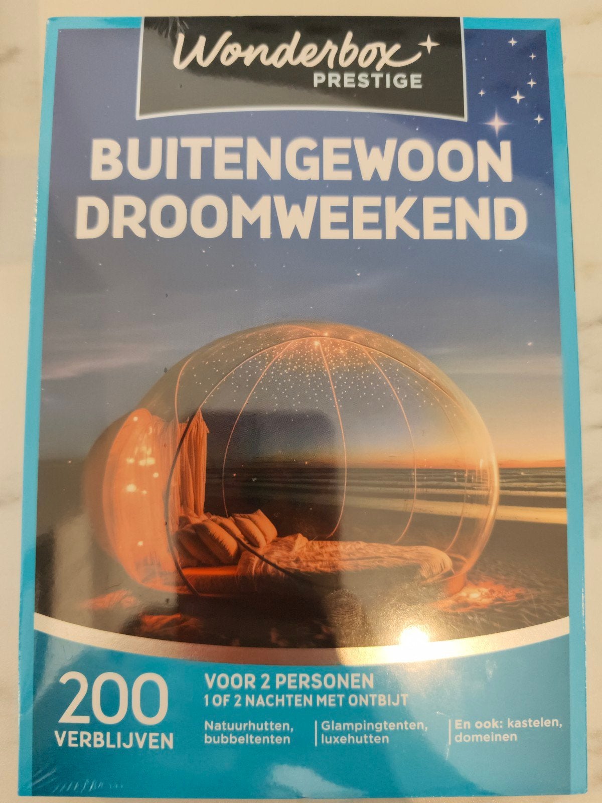 Wonderbox buitengewoon droomweekend, Tickets en Kaartjes, Twee personen, Overige typen