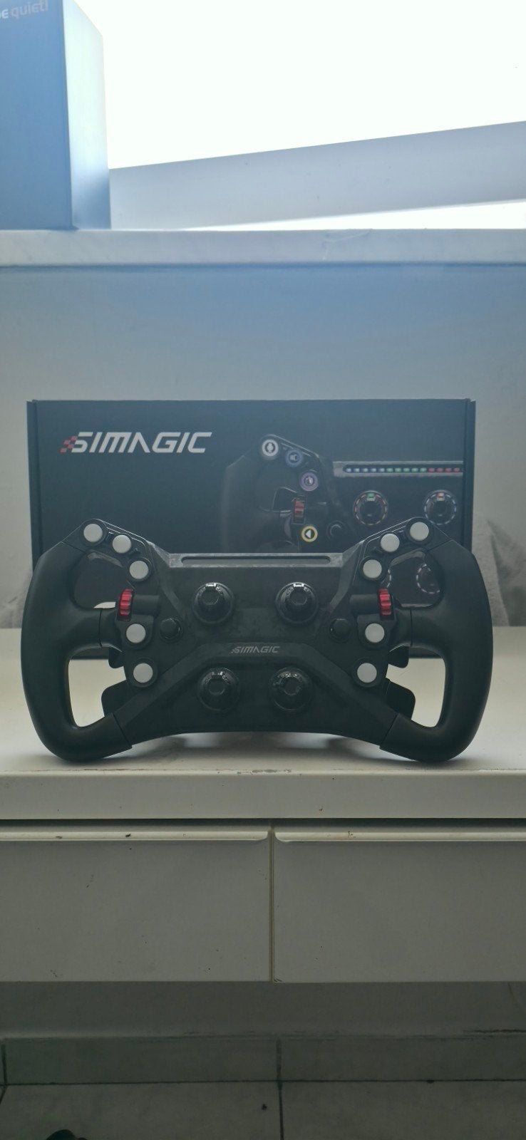 Simagic Alpha EVO Sport 9Nm + GT Neo, amper gebruikt, Computers en Software, Ophalen of Verzenden, Zo goed als nieuw, Simagic