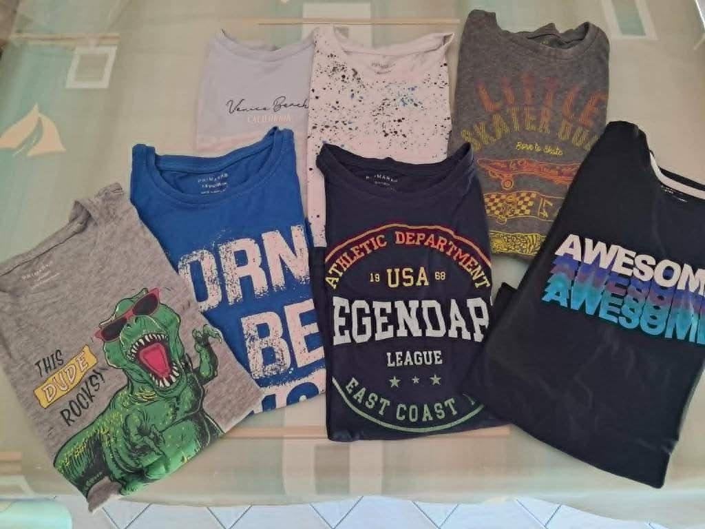 7 t shirts garçon 7 ans, Enfants & Bébés, Enlèvement, Garçon