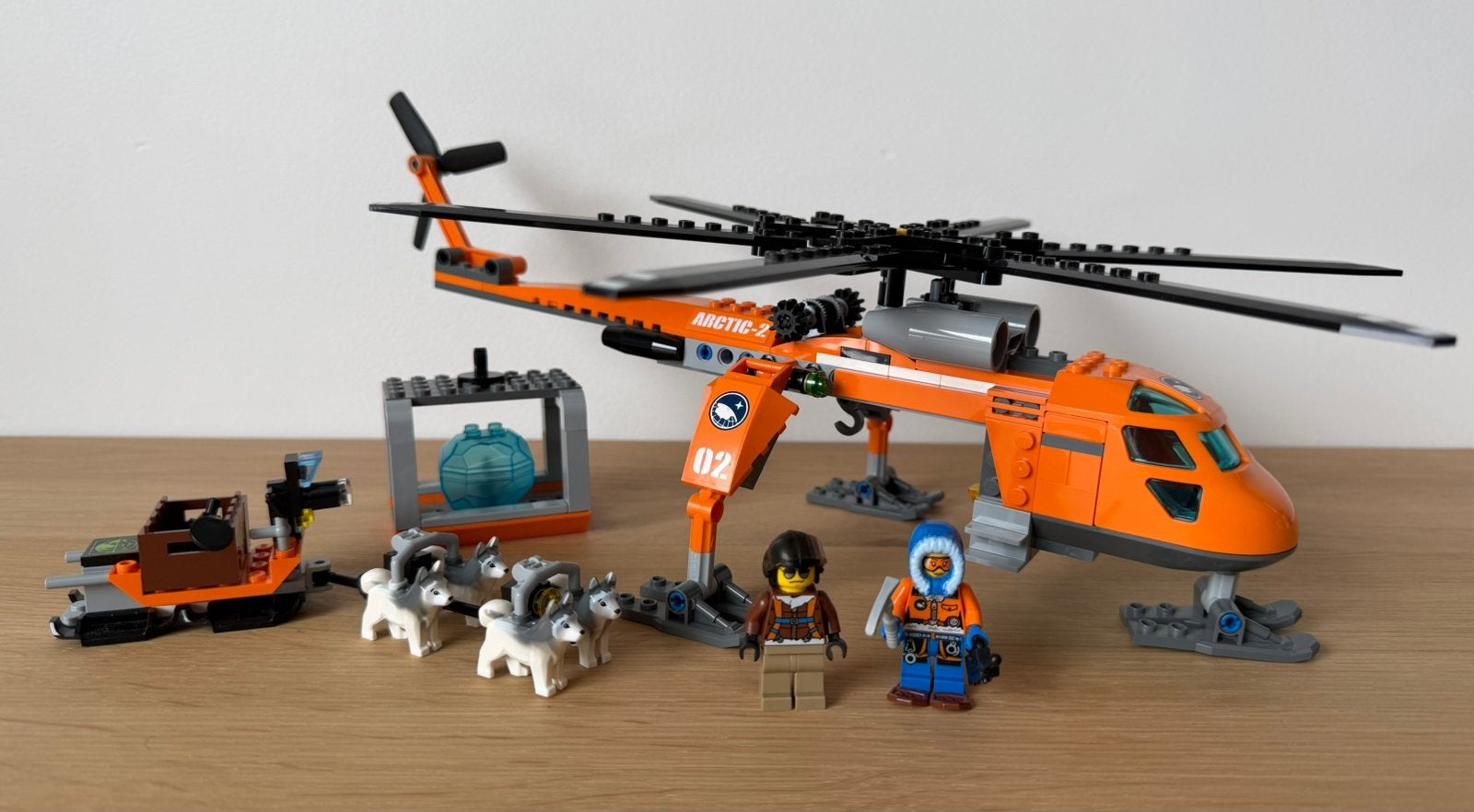 LEGO City 60034 - L'hélicoptère arctique (6-12), Enlèvement, Comme neuf
