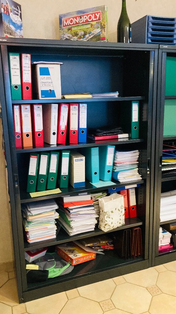 Meubles de bureau, Maison & Meubles, Bureaux, Utilisé, Bois, Réglable en hauteur, Enlèvement