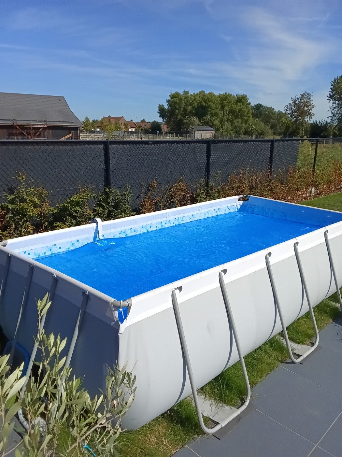 Zwembad met warmtepomp, Ophalen, Gebruikt, 80 tot 120 cm, Rechthoekig
