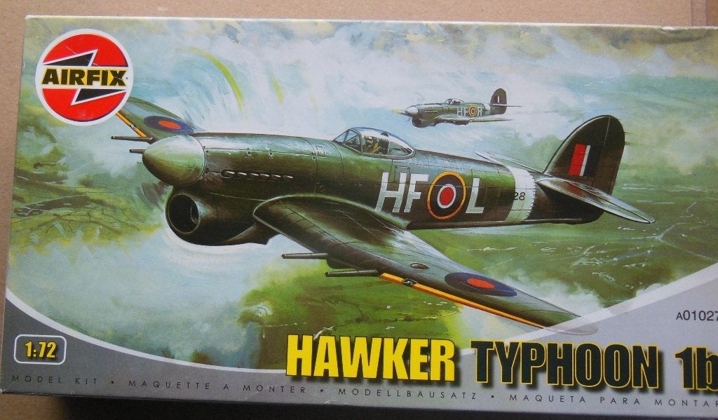 Hawker Typhoon Airfix 1/72ième, Envoi, Neuf, 1:72 à 1:144, Avion