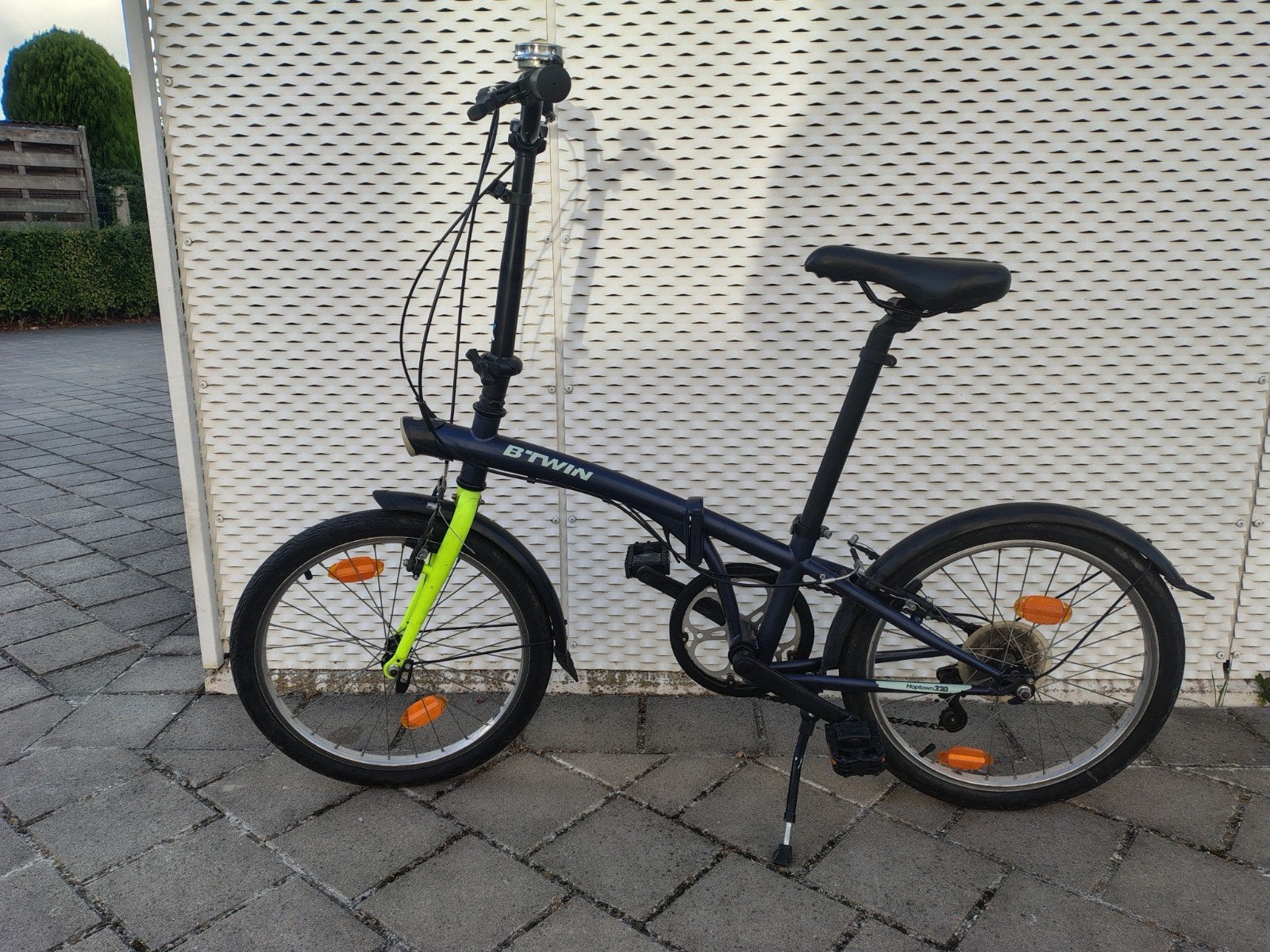 plooifiets, Fietsen en Brommers, Fietsen | Vouwfietsen, Velgrem, Versnellingen, Zo goed als nieuw, Ophalen