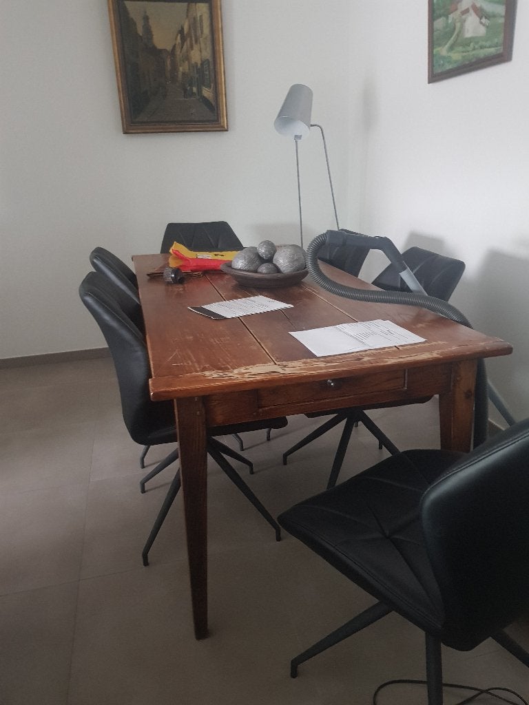 Boerentafel, Ophalen