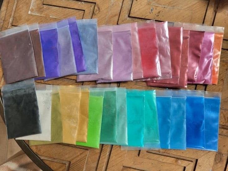 Bougies époxy en poudre de mica, ongles, Hobby & Loisirs créatifs, Bricolage, Enlèvement ou Envoi, Comme neuf