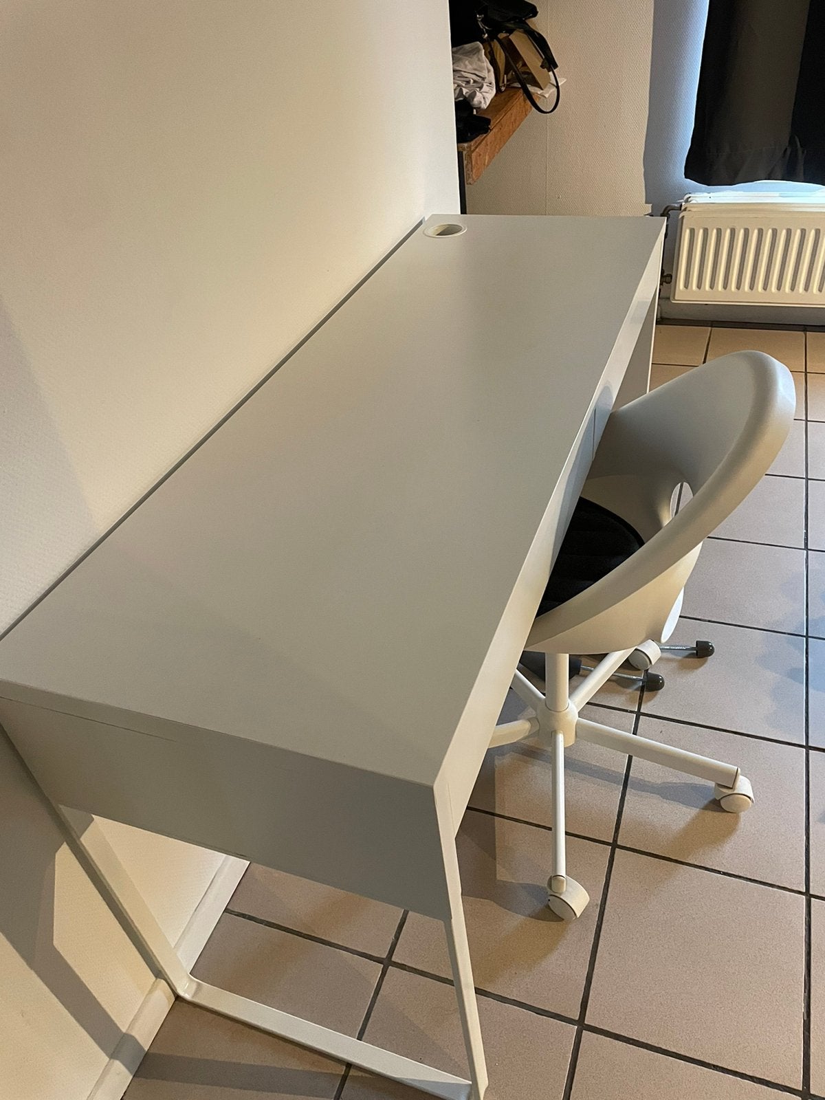 Bureau de chambre, Maison & Meubles, Bureaux, Comme neuf, Blanc, Enlèvement