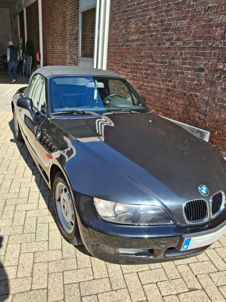 BMW Z3 zwart, Auto's, Achterwielaandrijving, Zwart, Cabriolet, Zwart