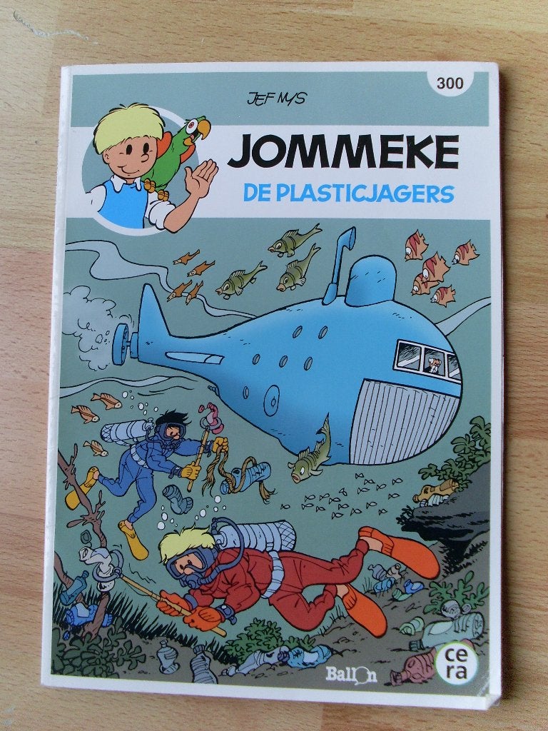 Jommeke De plasticjagers, Eén stripboek, Ophalen of Verzenden, Zo goed als nieuw