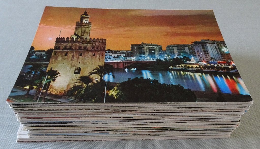 110 POSTKAARTEN VAN ANDALUSIË, SPANJE, Verzenden, Gelopen, Spanje