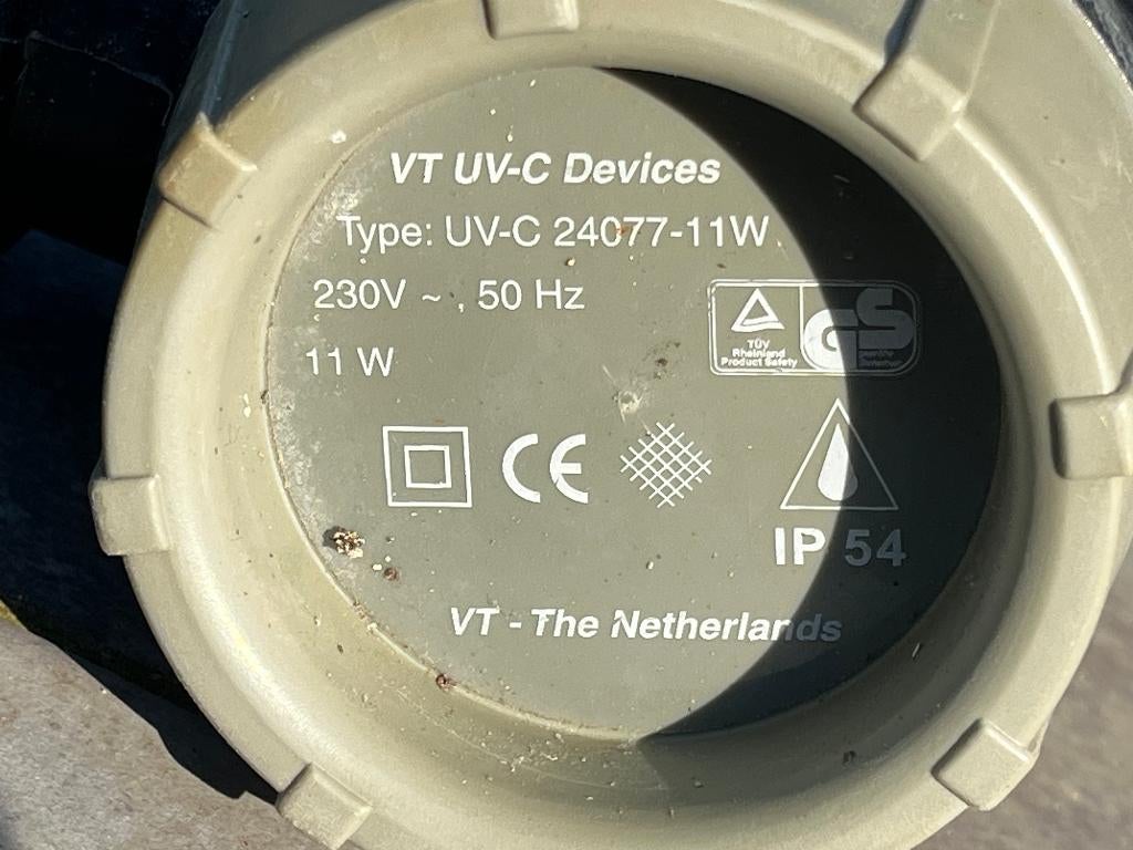 UVC unit 11W - zonder lamp en zonder transfo, Ophalen of Verzenden, Gebruikt, Overige typen