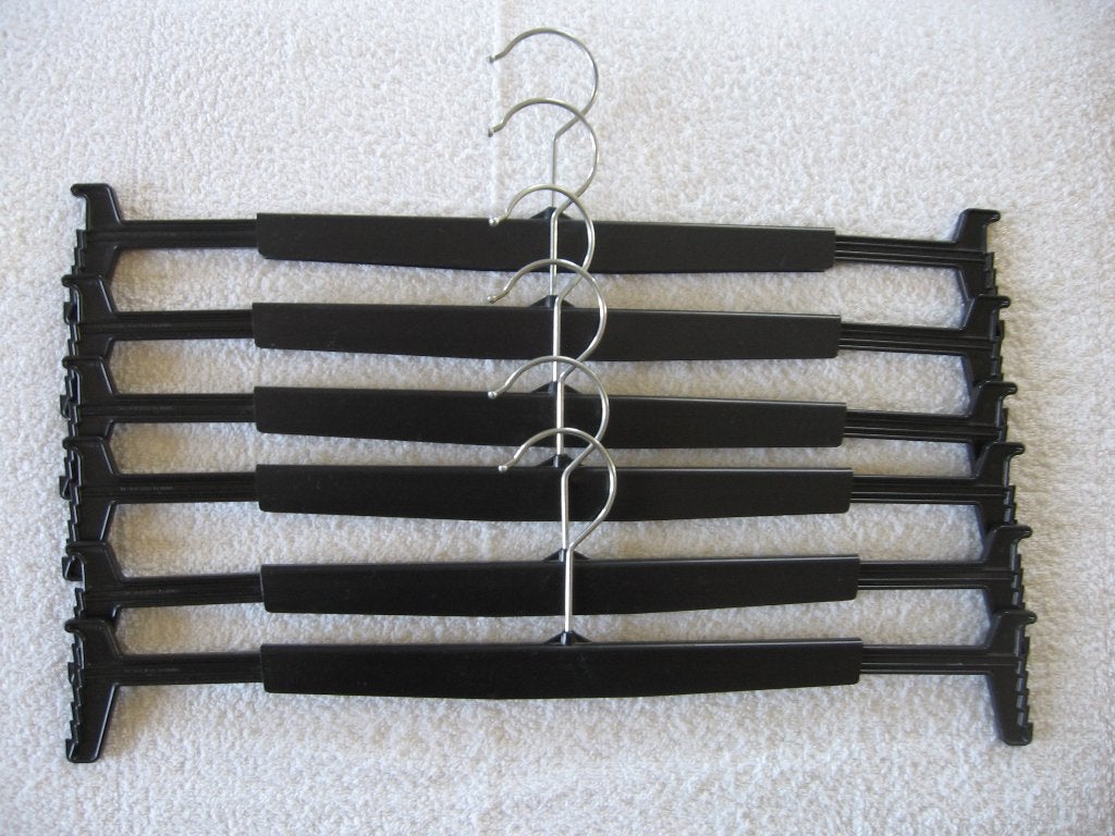 6 zwarte schuifhangers voor broeken of rokken, Enlèvement ou Envoi, Comme neuf