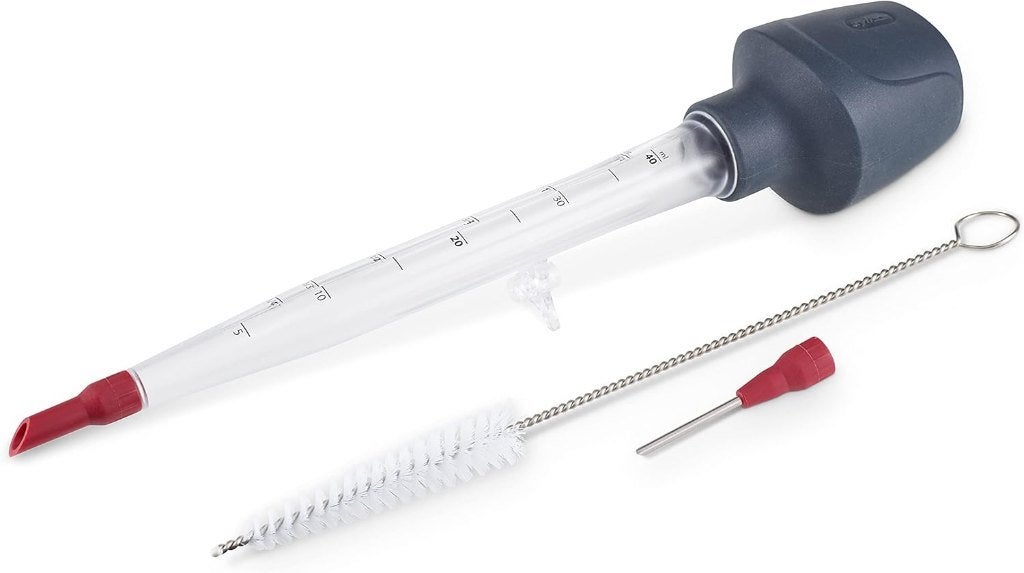 Sauspeer met vleesinjector 2-in-1  |  Zyliss  |  Nieuw, Overige materialen, Bestekset, Overige typen, Nieuw