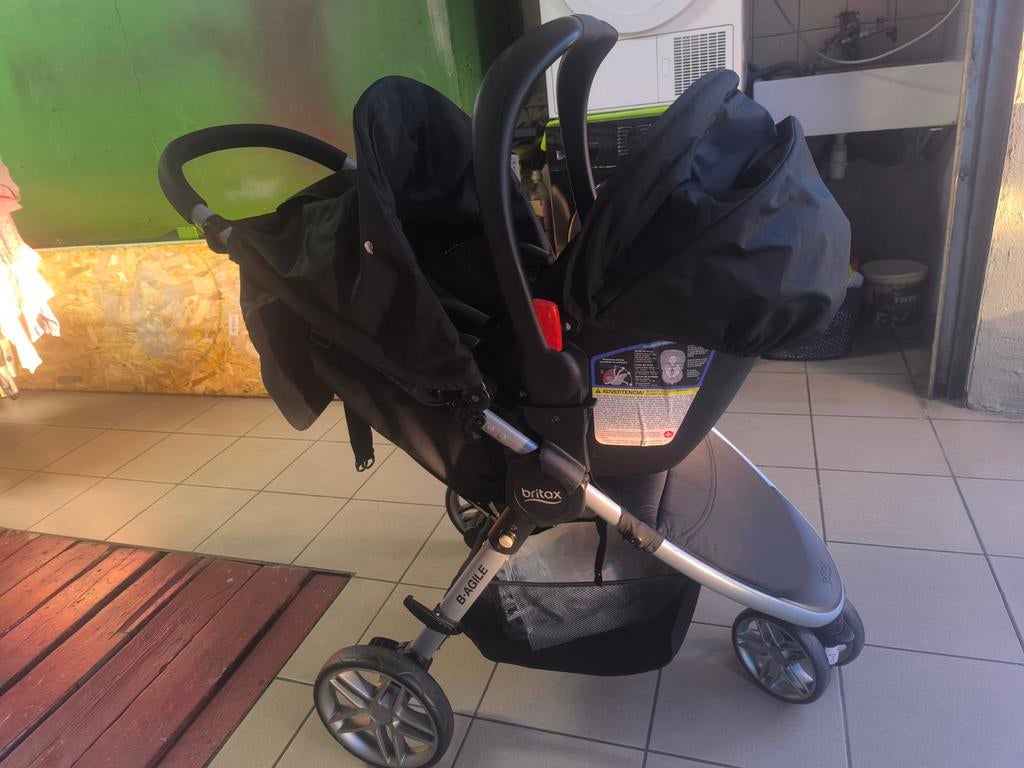 Bijna nieuwe volledige kinderwagen van het merk Britax, Ophalen of Verzenden, Kinderwagen