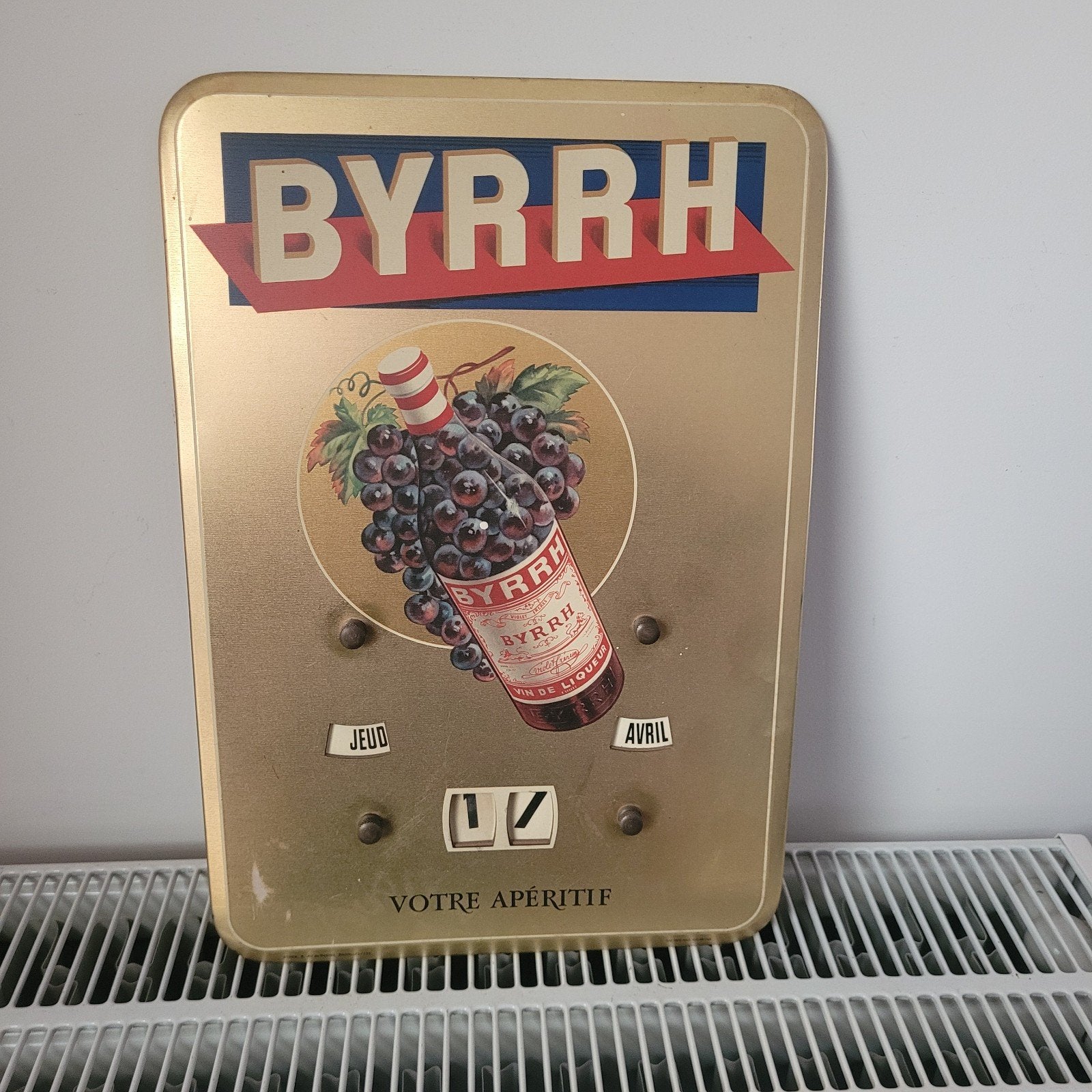 calandrier perpétuel byrrh 1960, Collections, Enlèvement ou Envoi
