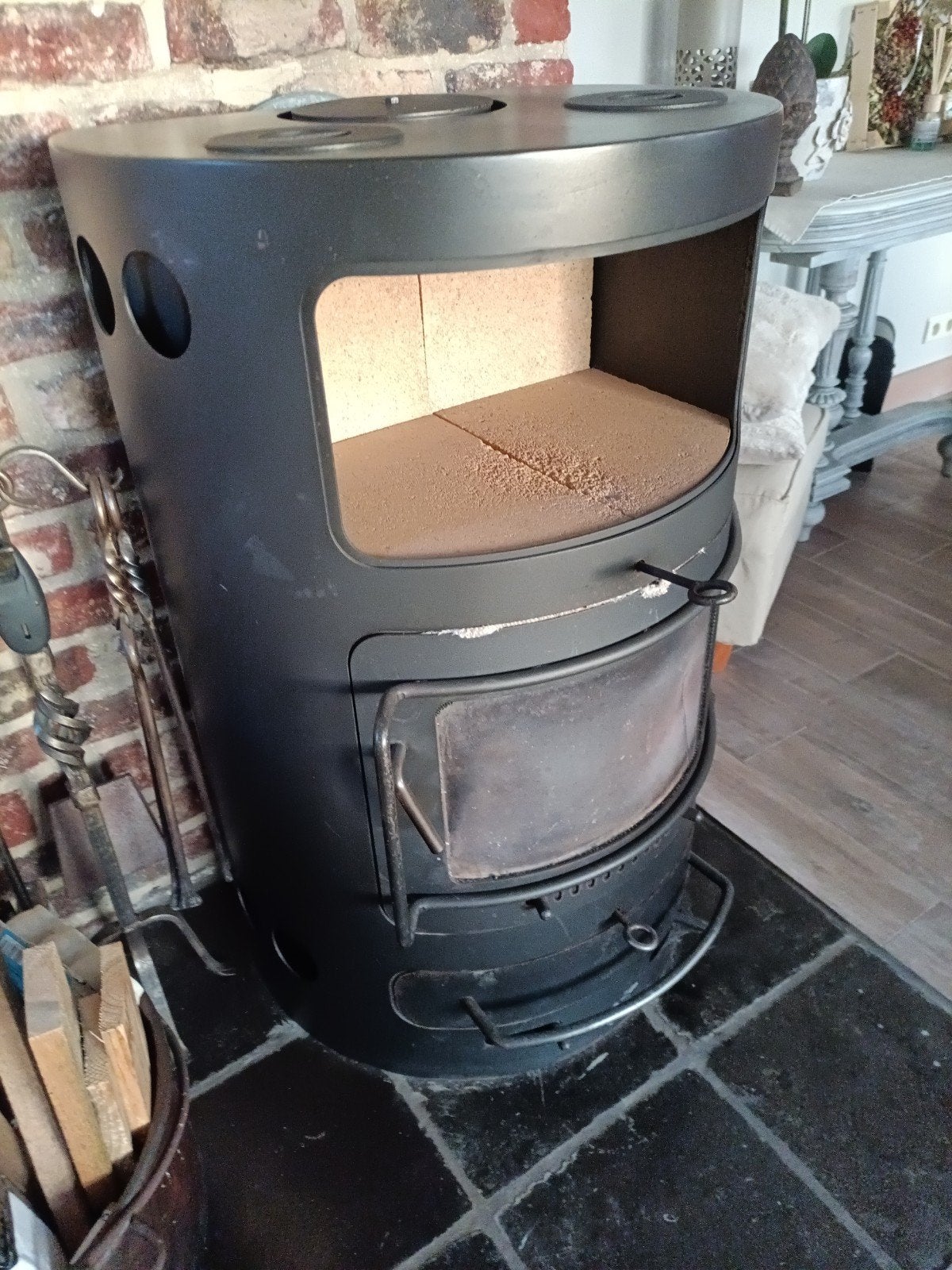 houtkachel 11kw, Ophalen