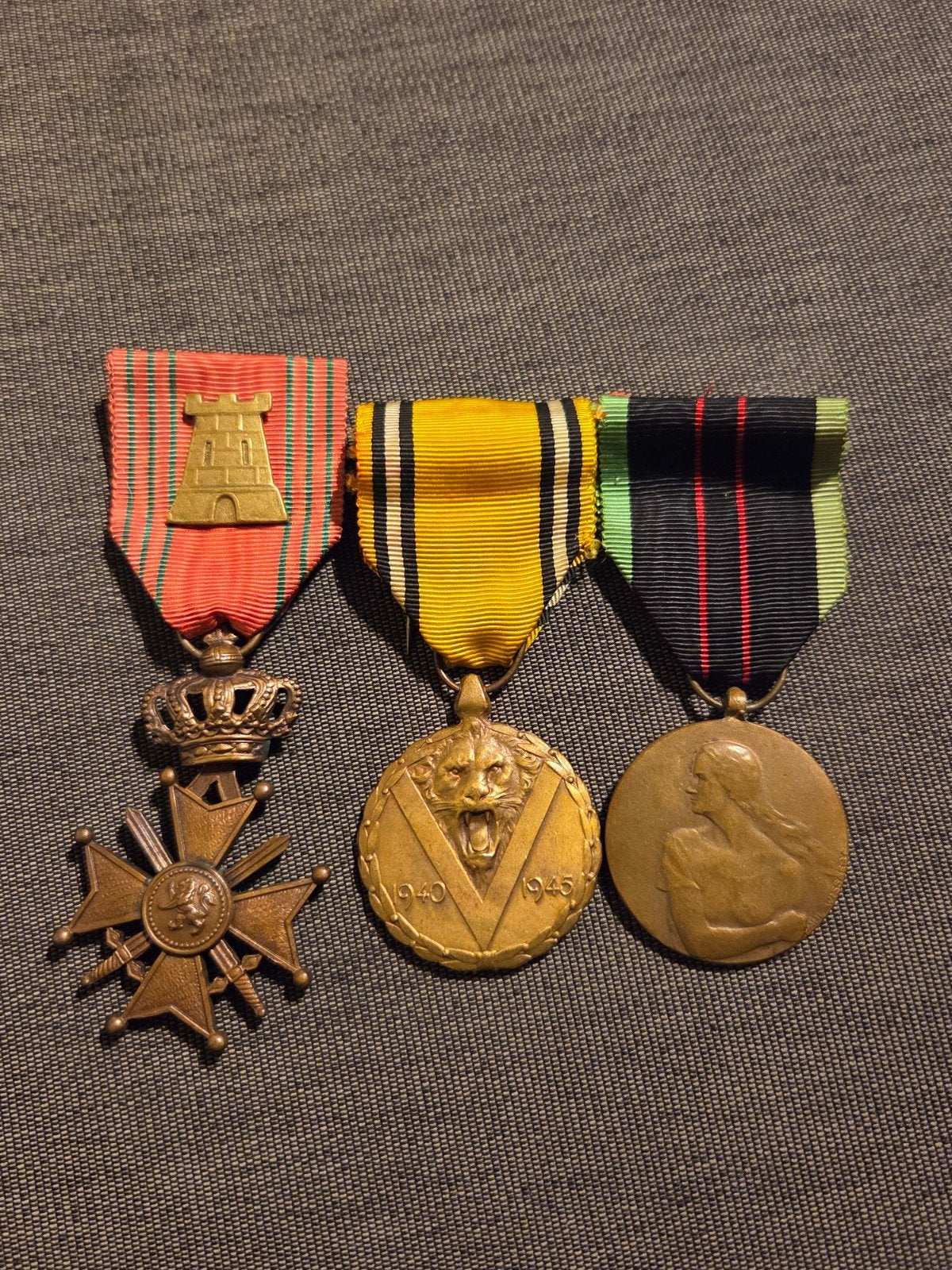 Oorlogskruis met bronzen toren, Verzamelen, Ophalen of Verzenden