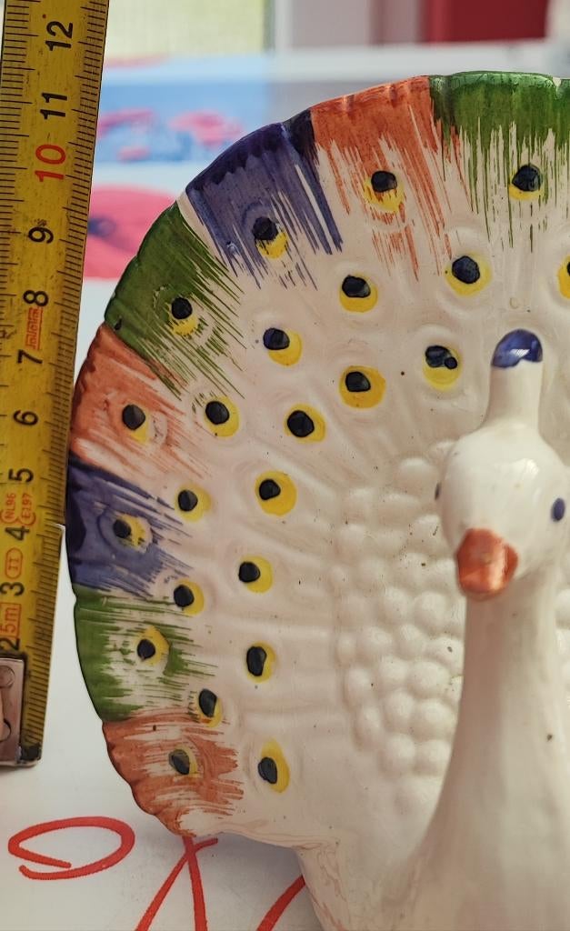Figurine paon décoratif 30 euros, Enlèvement ou Envoi