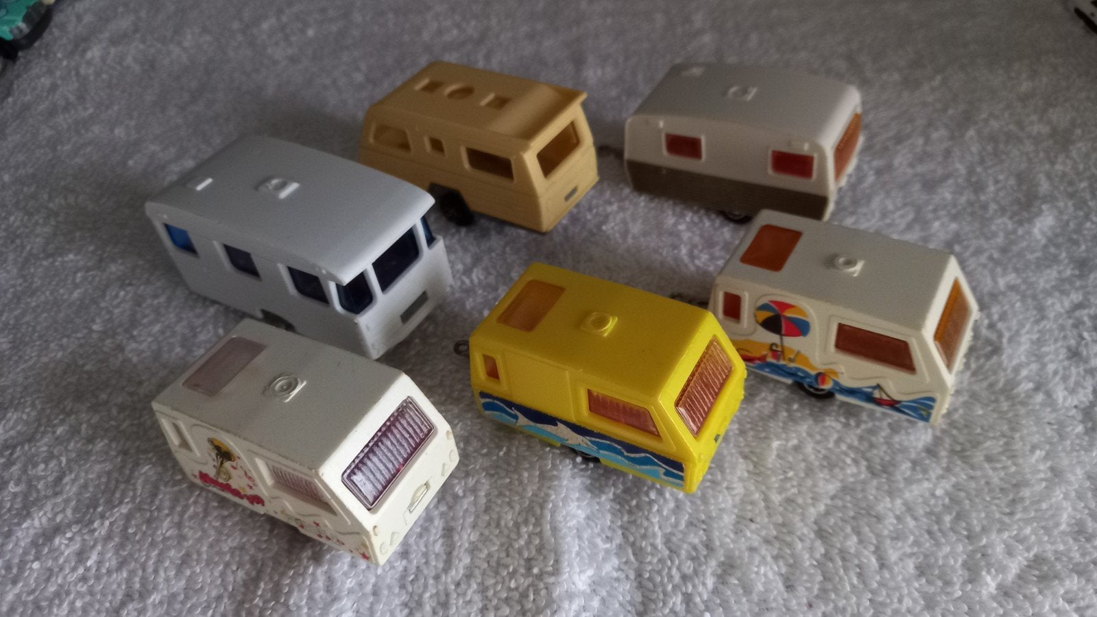6x Majorette Caravans, Hobby & Loisirs créatifs, Voitures miniatures | 1:87, Enlèvement ou Envoi, Majorette