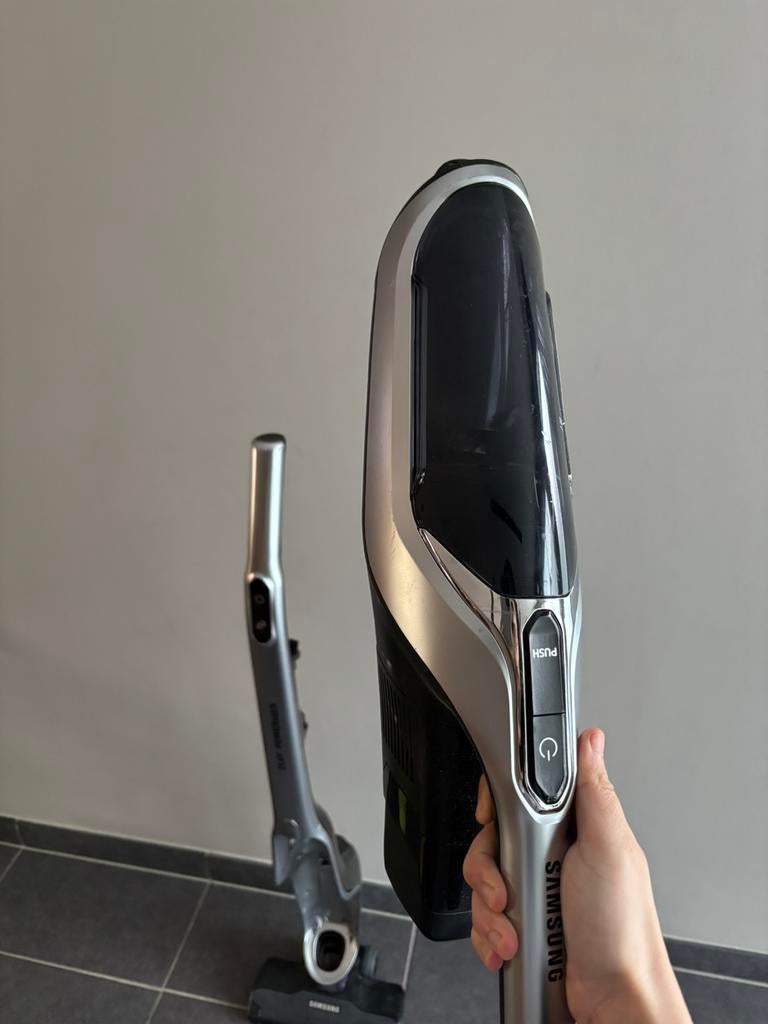 Steel stofzuiger samsung 21.6V powerstick, Elektronische apparatuur, Stofzuigers, Ophalen of Verzenden, Zo goed als nieuw, Stofzuiger