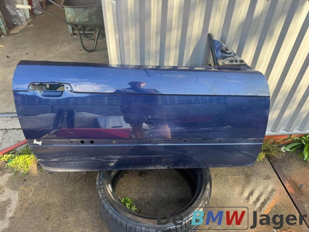 Deur RV blauw BMW 3-serie Cabrio coupe E36 41518132236, Enlèvement ou Envoi, Utilisé, Porte, Avant