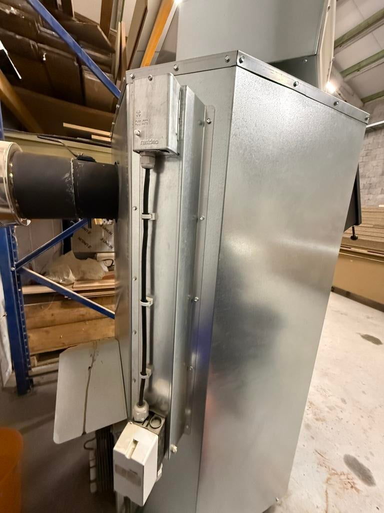 Poêle à bois avec tube en acier inoxydable à double paroi, Enlèvement, Utilisé, Poêle