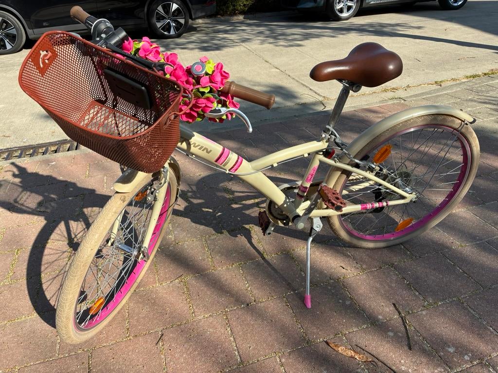 Vélo BTWIN Poply 500 pour enfants - 24 pouces 9-12 ans, Enlèvement, Comme neuf, 24 pouces