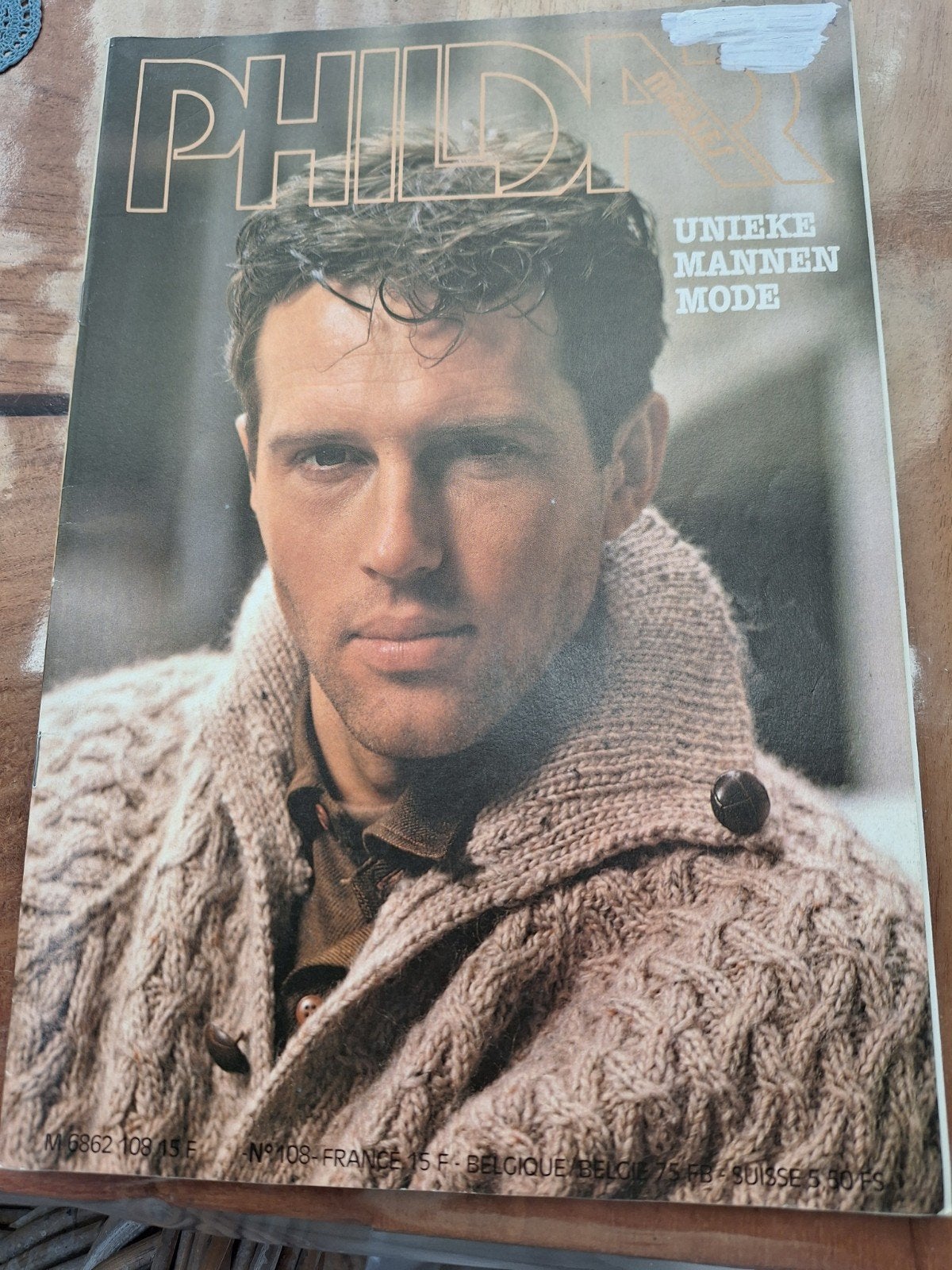 Breiboek Phildar voor mannen, Hobby & Loisirs créatifs, Tricot & Crochet, Enlèvement ou Envoi, Comme neuf, Tricot ou Crochet, Autres types