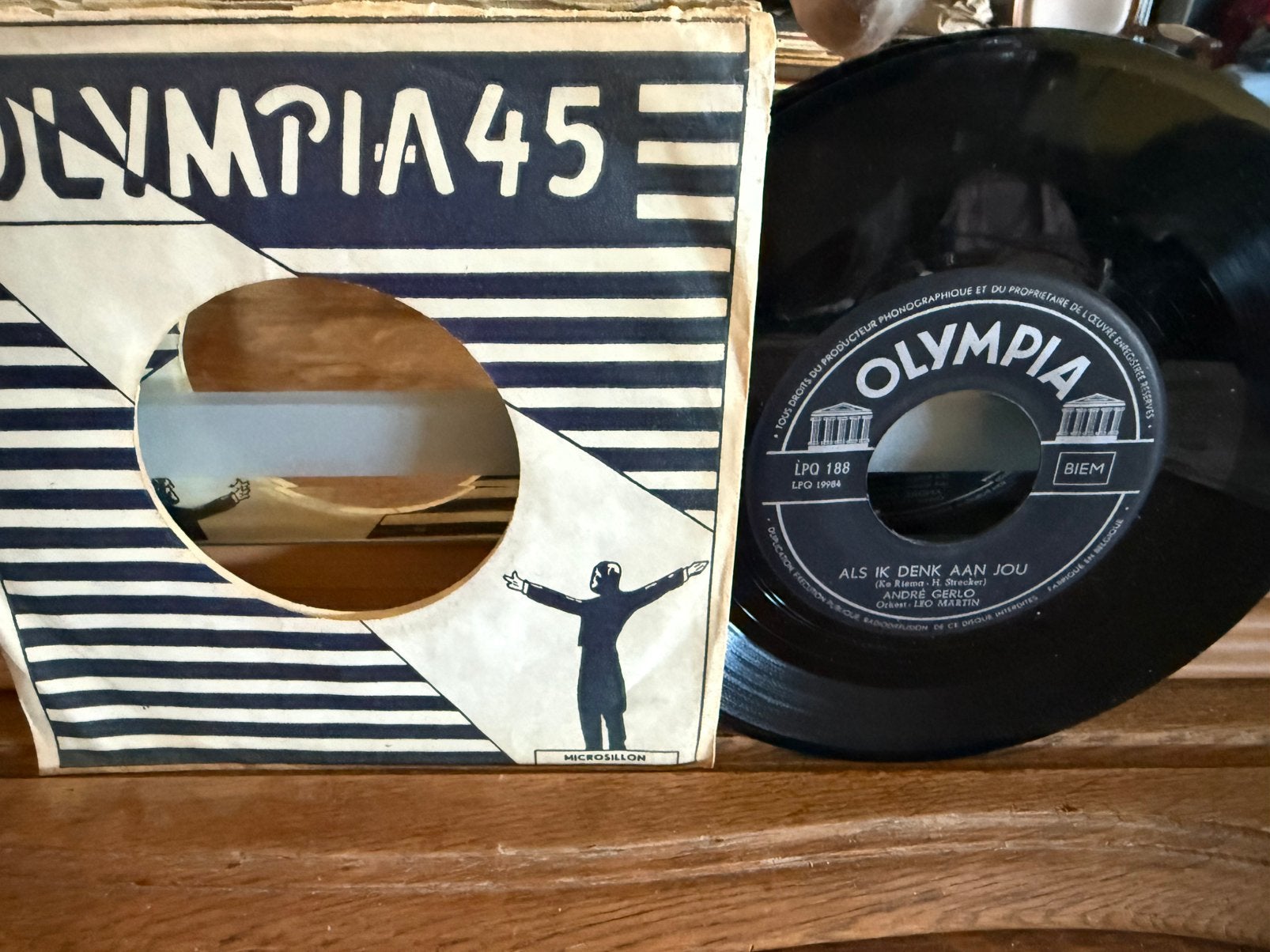 Quand je pense à toi -Écoute, mon cœur chante pour toi, Pressage original, En néerlandais, Enlèvement ou Envoi, 7 inch
