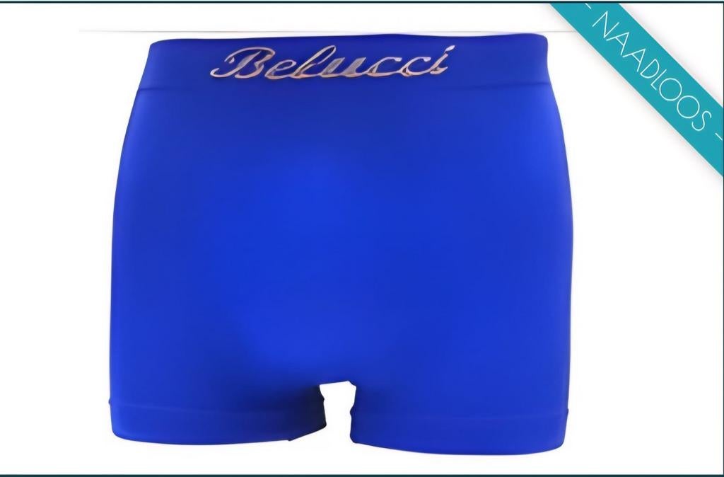 BELLUCI NIEUW Naadloze Boxers Maat M/L, Ophalen of Verzenden, Blauw, Belucci, Boxer