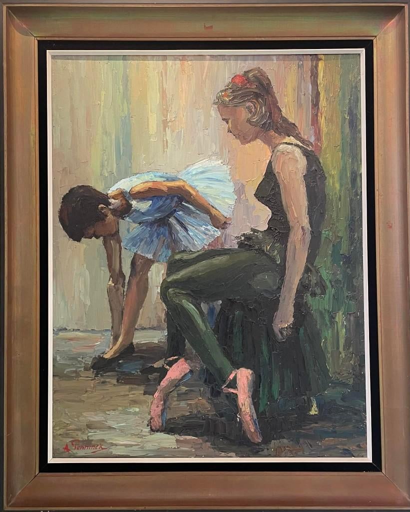 Schilderij André Penninck (1924-2026)     De debutantjes, Antiek en Kunst, Kunst | Schilderijen | Klassiek, Ophalen
