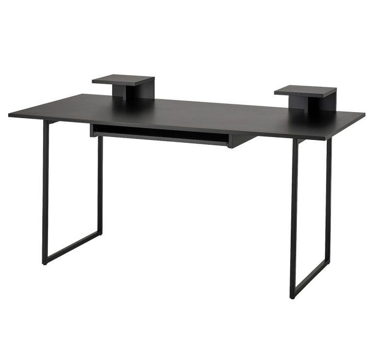 Bureau IKEA OBEGRANSAD noir, Maison & Meubles, Bureaux, Enlèvement, Comme neuf, IKEA, Noir