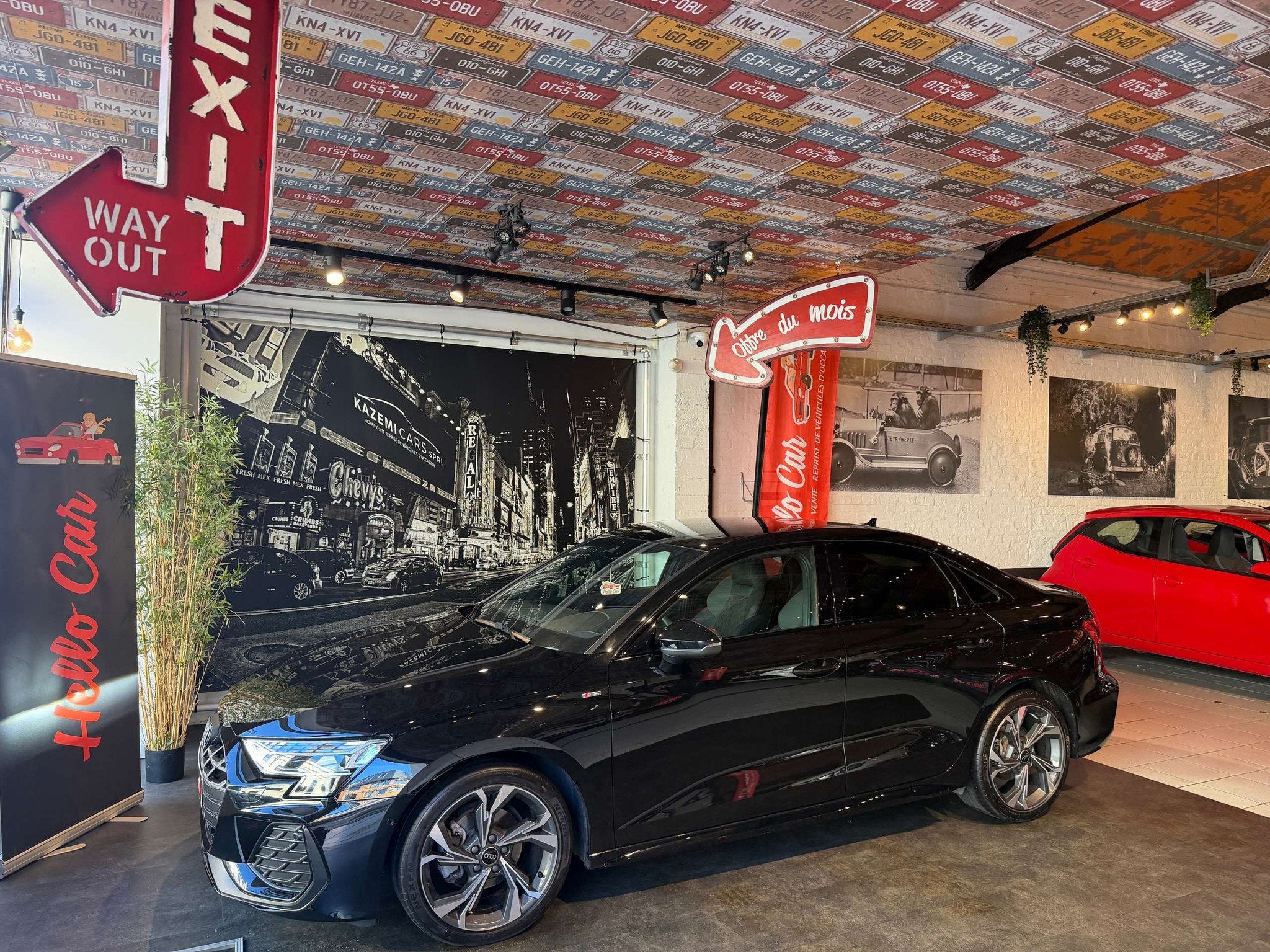Audi A3 S line Sedan 35 TDi * FULL BLACK * ETAT SHOWROOM ! *, Achat, Entreprise, Alcantara, Noir