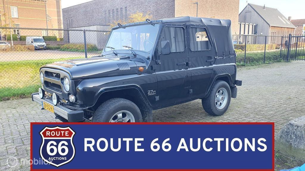 UAZ Tigr | 2005 | Route 66 Auctions, Auto's, Overige Auto's, Bedrijf, Te koop, Benzine, Overige carrosserie, Handgeschakeld, Zwart